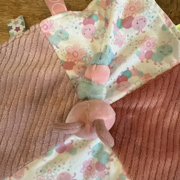 Mary Meyer Taggies Soothing Sensory Security Blanket, Camilla Caterpillar, 13" - Picture 3 of 9